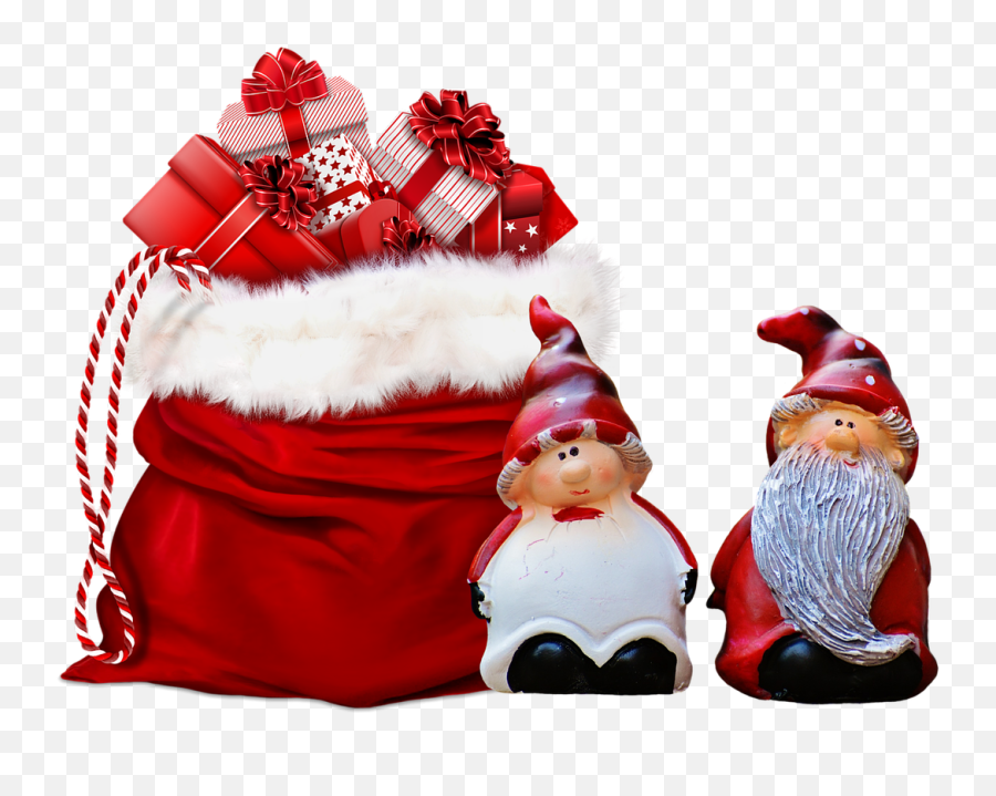 Xmas Presents Gifts Grnomes Bag - Santa Claus Gift Bag Emoji,Emoji Christmas Ornaments