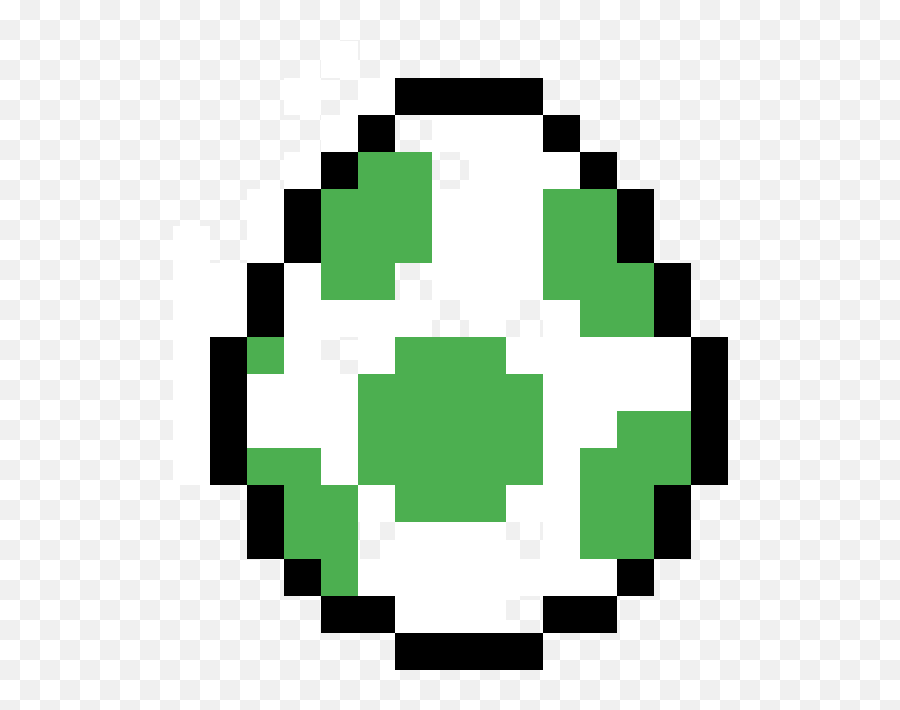 Pixilart - Pixel Yoshi Egg Png Emoji,Yoshi Emoticon