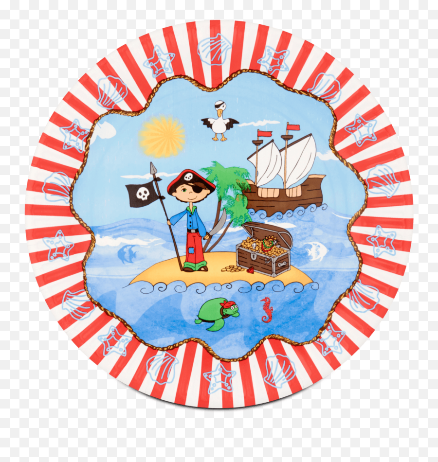 Papstar Papírtányér Pirate Island Ø 23 Cm 10 Db - Hippie Hazelview Investments Logo Emoji,Pirate Emoji Iphone