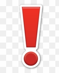 Exclamation Mark Png Download Image With Transparent - Uitroepteken Emoji