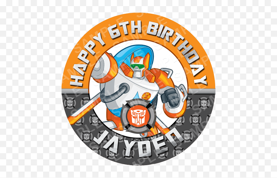 Transformers Cake Topper Archives - Edible Cake Toppers Transformers Rescue Bots Blades Cake Emoji,Transformer Emoji