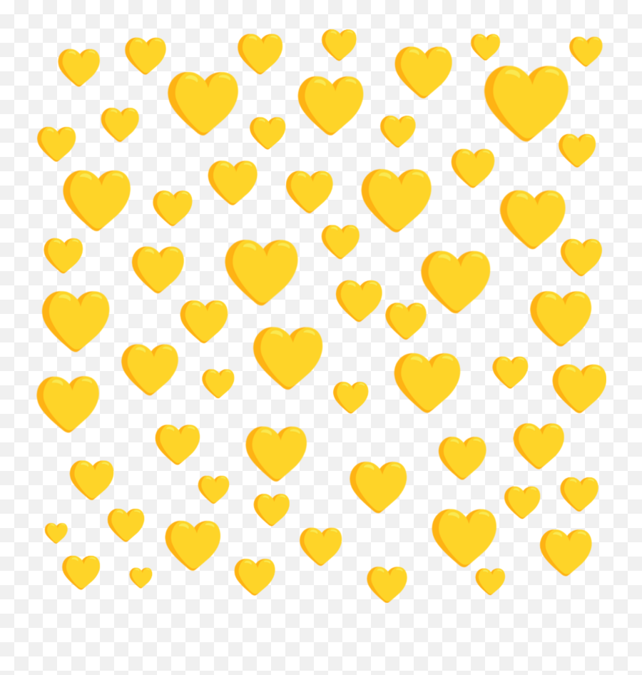 Emoji Corazon Heart Yellow Amarillo - Yellow Heart Emoji Background,Emojis For Messenger
