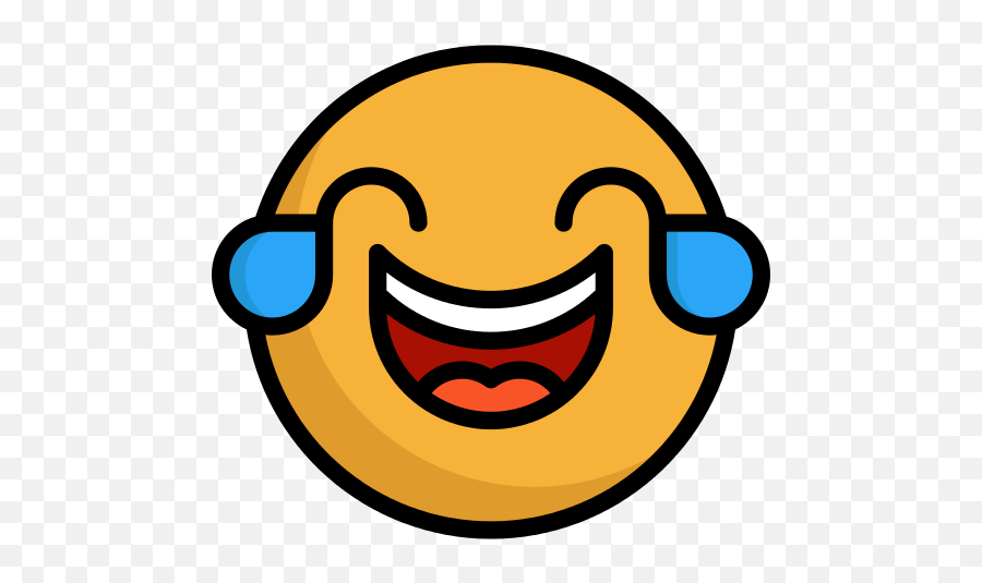 Laughing Emoji Png Icon - Ikon Tertawa Png,Laughing Emoji