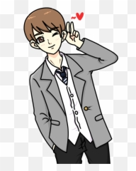 Emoji Boy Freetoedit Anime Boys - Boy,Collar Emoji