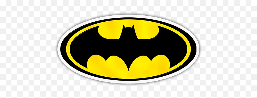 Batman Stickers For Telegram - Printable Batman Logo Emoji,Batman Symbol Emoji