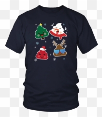 Holiday Poop Emoticon Tee Shirt Gift - Larry Bernandez T Shirt Emoji,Snowman Emoticon