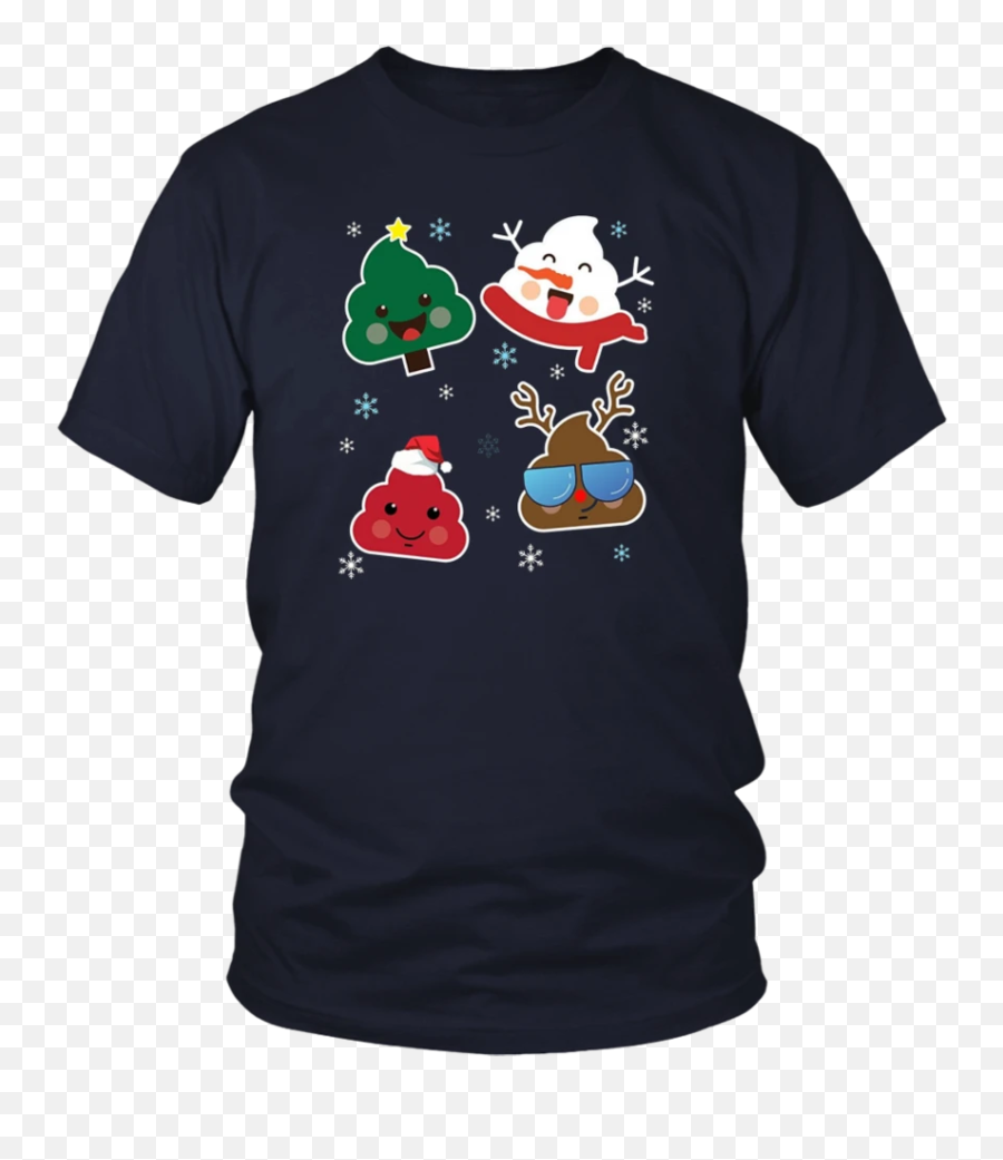Holiday Poop Emoticon Tee Shirt Gift - Larry Bernandez T Shirt Emoji,Snowman Emoticon
