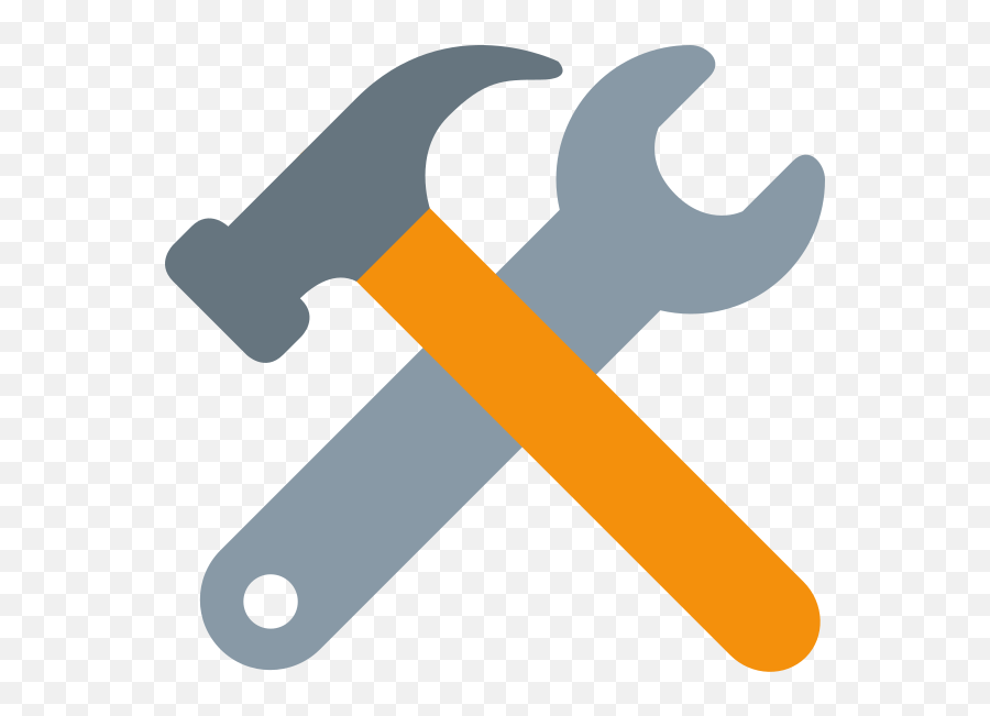 Twemoji2 1f6e0 - Hammer And Wrench Emoji,Ban Hammer Emoji