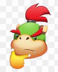 Bowser Jr Thinking - Mario Rabbids Emoji
