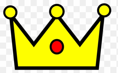 3 Point Crown Png Clipart - King Simple Gold Emoji
