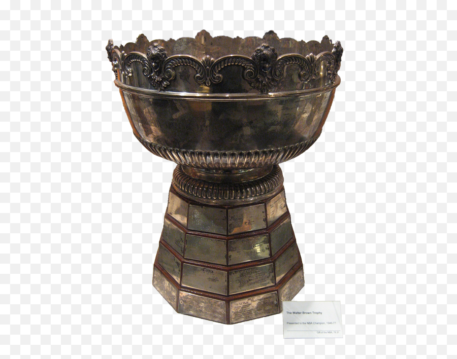 Walter A Brown Trophy - First Nba Championship Trophy Emoji,Nba Finals Emoji