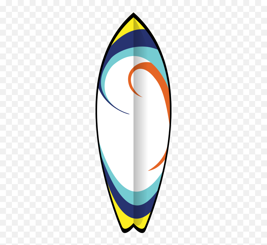 Tropical Surfboard Clipart Surfing Clipart Surf Pictures Of - Surf Board Clip Art Emoji,Surf Emoji