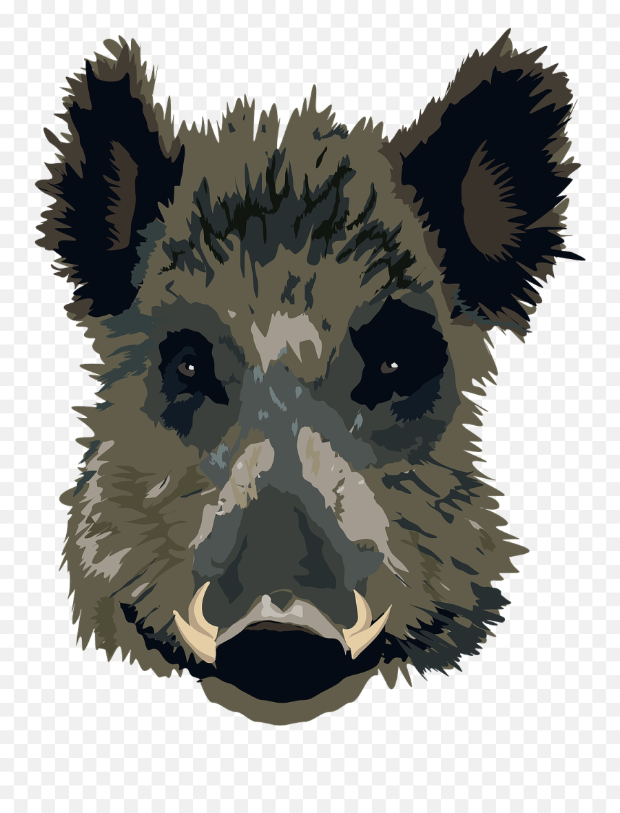 Pig Head Brown Hog Mammal - Beast From The Lord Of The Flies Emoji,Wild Boar Emoji
