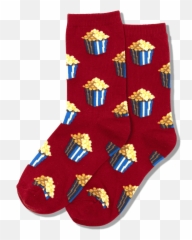 Kids Popcorn Crew Socks - Hotsox Emoji,Popcorn Emoji