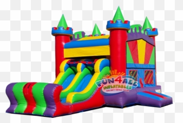 Emoji Kings Bounce Slide Combo Rental Navarre - Inflatable Games Kids Png,Table Emoji