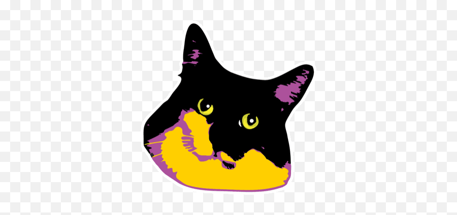 Top Her Nervous Laugh Is My Everything Stickers For Android - Black Cat Emoji,Nervous Laugh Emoji