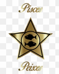 Peixes Fish Pisces Sign Signo Horóscopo - Columbia County Sheriff Star Emoji