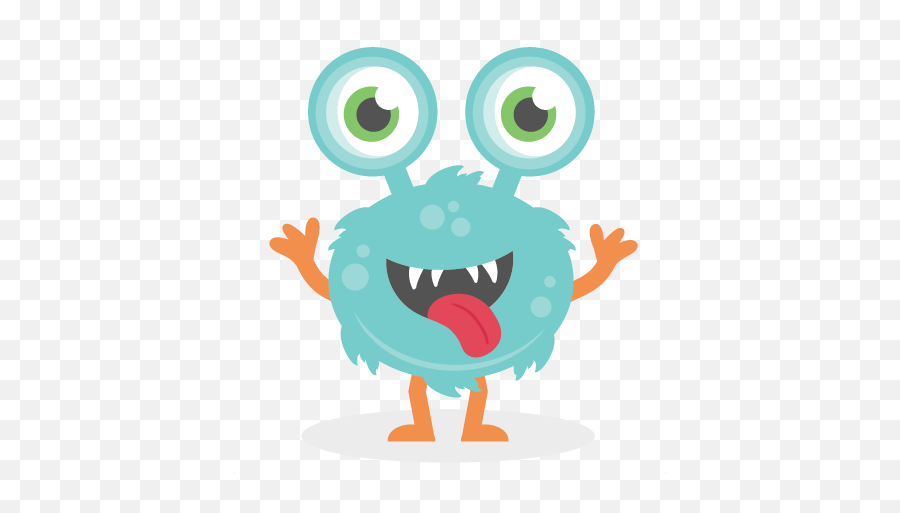 Mouth Svg Monster Eyes Transparent - Big Eyed Monster Emoji,Big Eyed Emoji