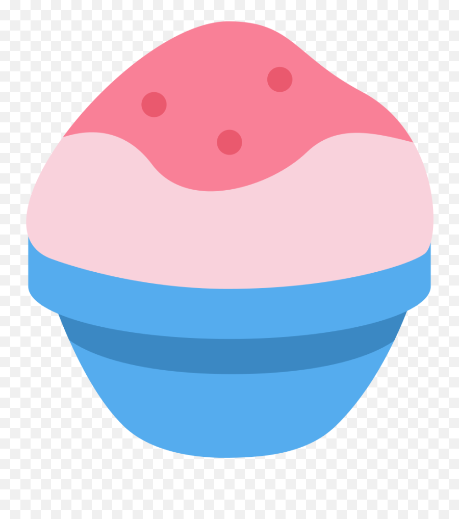 Twemoji 1f367 - Fresh Shaved Ice Icon,Strawberry Emoji