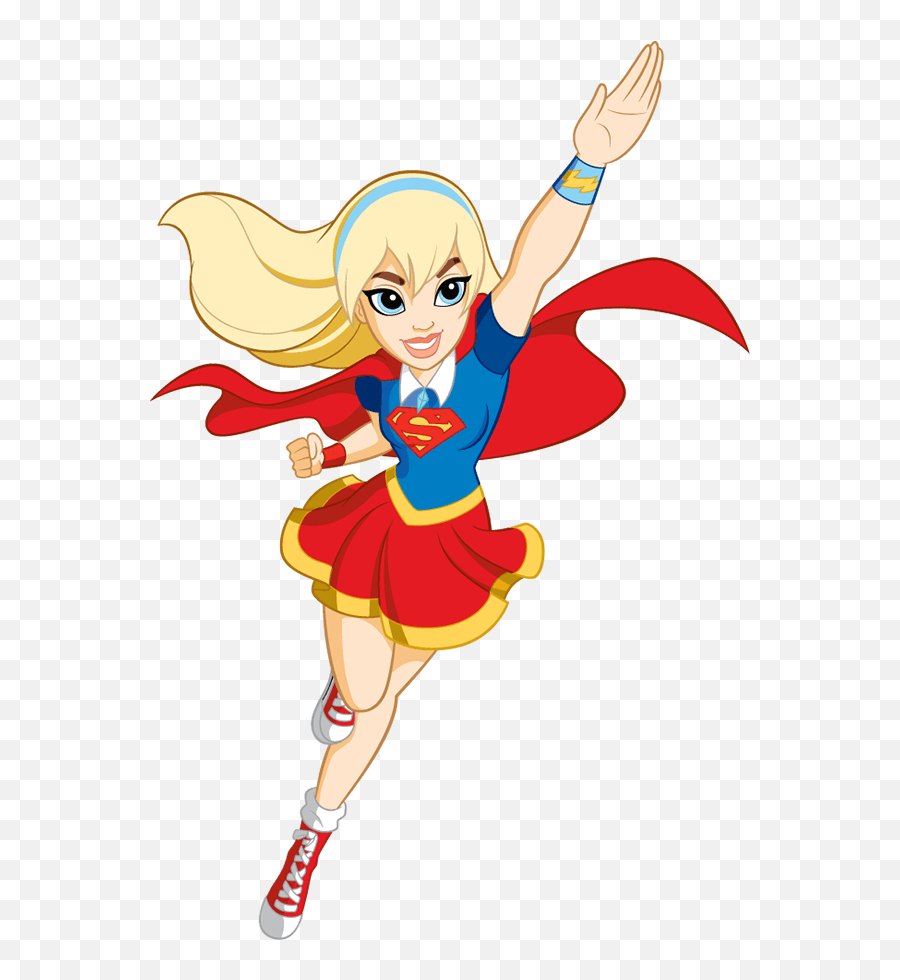 Dc Superhero Girls Supergirl Clipart - Dc Superhero Girls Heroes Emoji,Supergirl Emoji