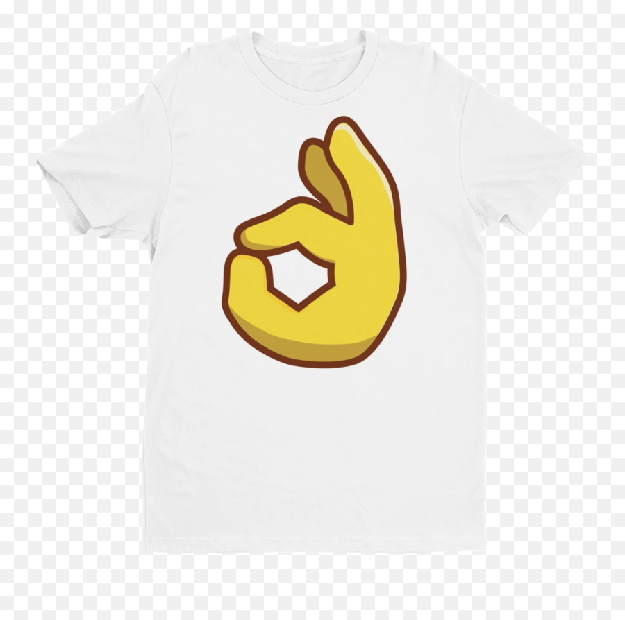 Ok Emoji Short Sleeve Next Level T - Shirt Crescent,Okemoji