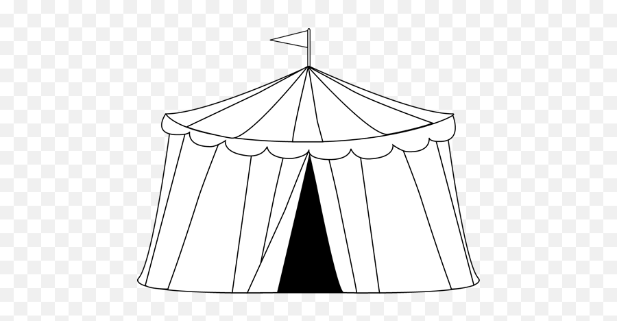 Carnival Clip Art - Circus Tent Clipart Black And White Emoji,Circus Tent Emoji