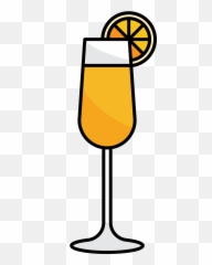 Pin - Mimosa Clipart Emoji,Champagne Emoji