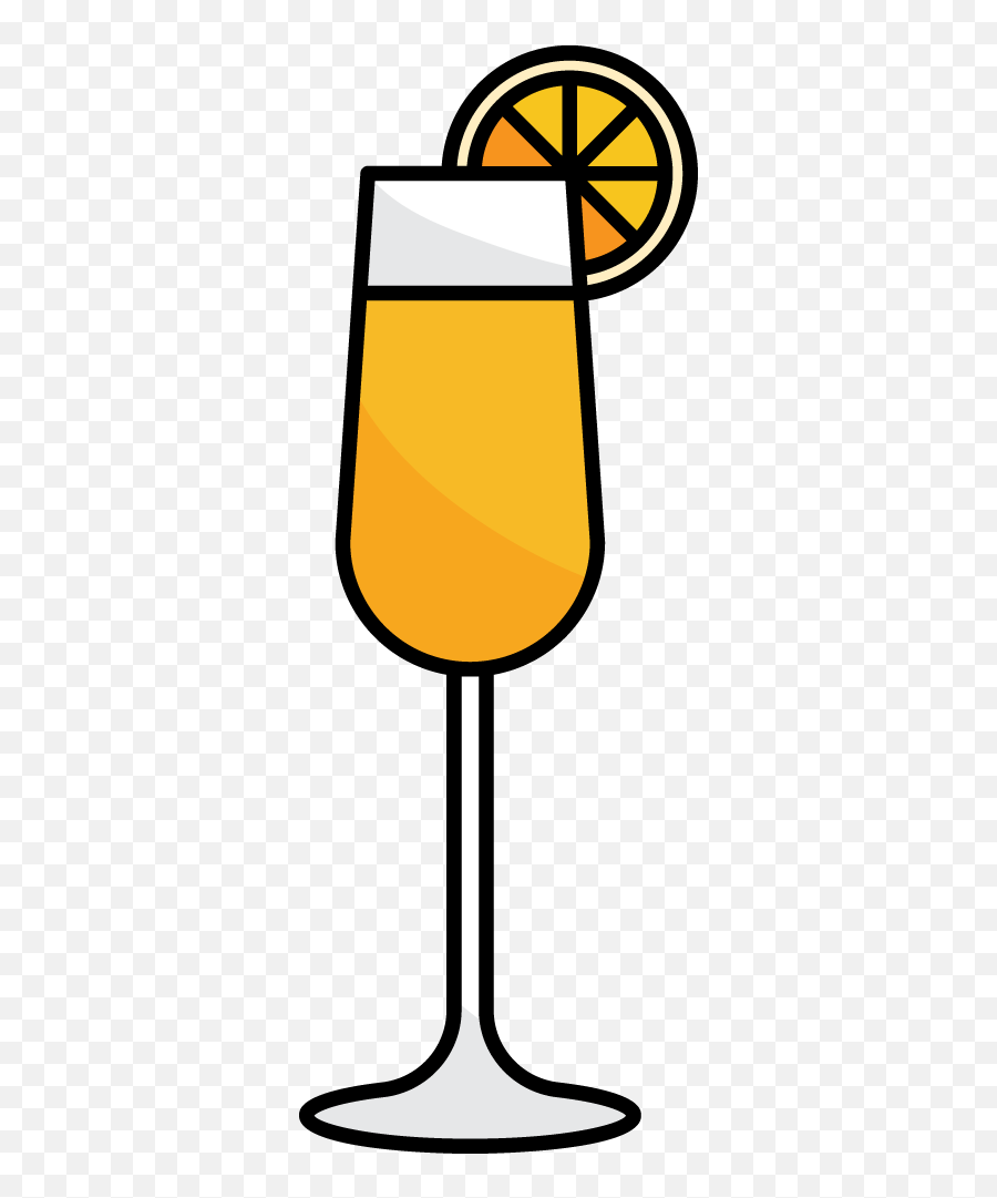 Pin - Mimosa Clipart Emoji,Champagne Emoji