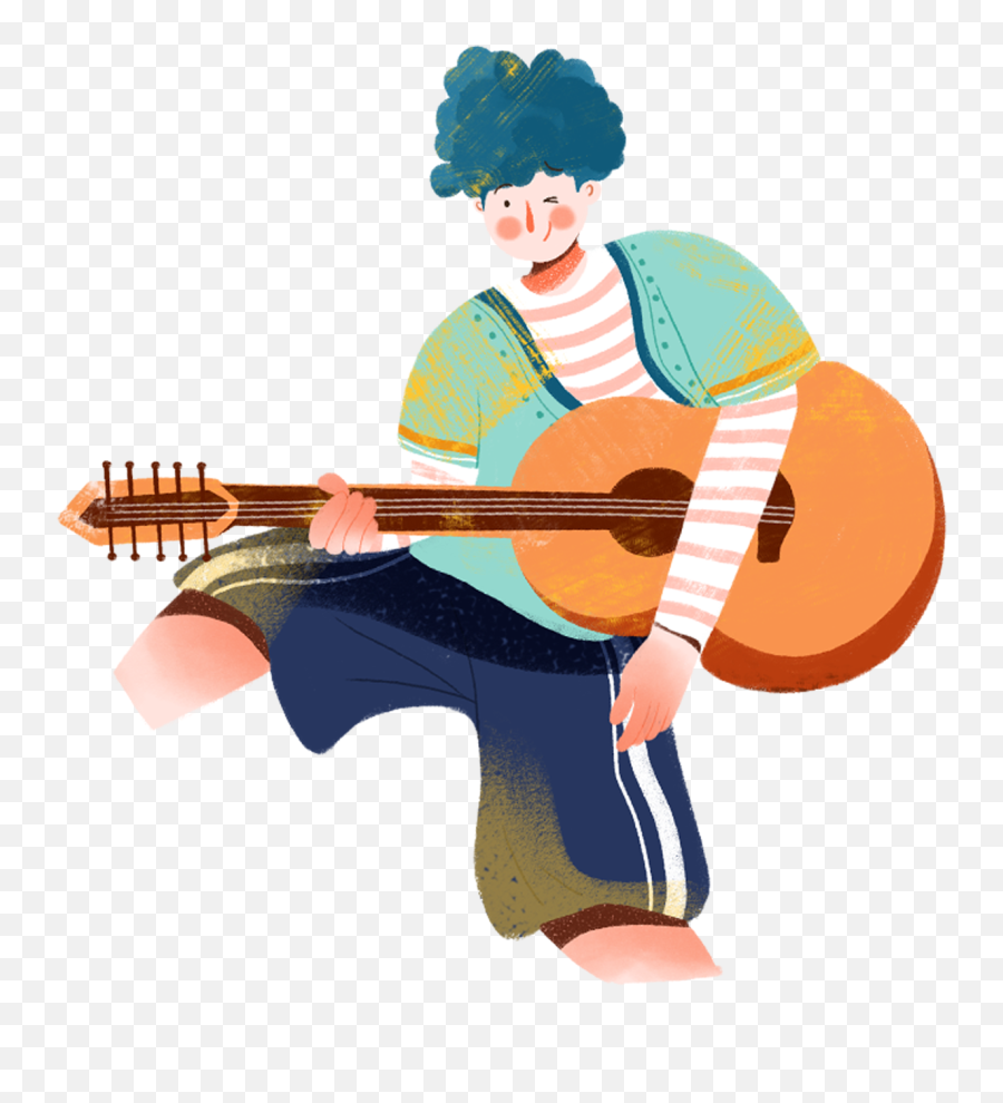 Guitar Acoustic Microphone Wischmop - Guitarist Acoustic Illustration Emoji,Guitar Emoticon