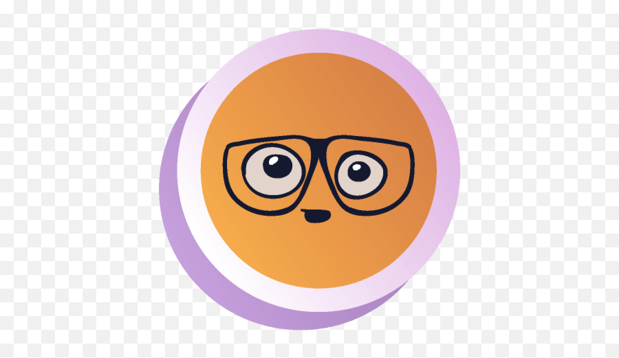 Cute Emoticons Sticker Fun By Toprank Games - Circle Emoji,Purple Emoticons