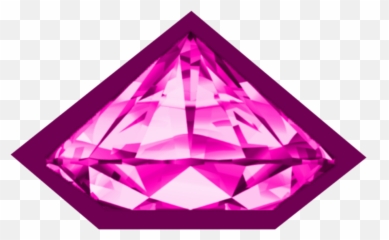 Pink Hot Upsidedown Diamond Sticker By - Solid Emoji,Gem Emoji
