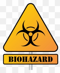 Biohazard Sign Clipart - Biohazard Sign Red Emoji,Biohazard Emoji