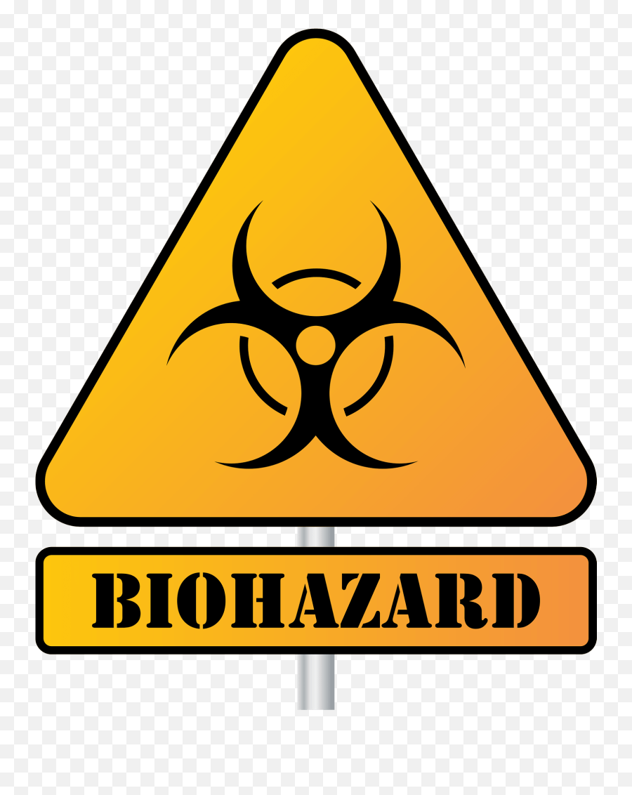 Biohazard Sign Clipart - Biohazard Sign Red Emoji,Biohazard Emoji