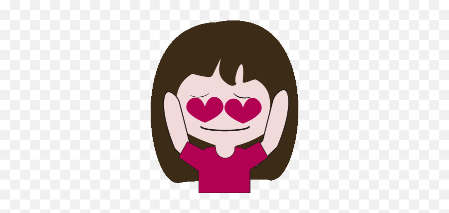 Girl Emotional Sticker - Fictional Character Emoji,Emoticon Stickers