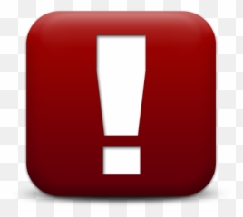 Appstore For Android - Red Exclamation Mark Icon Square Emoji