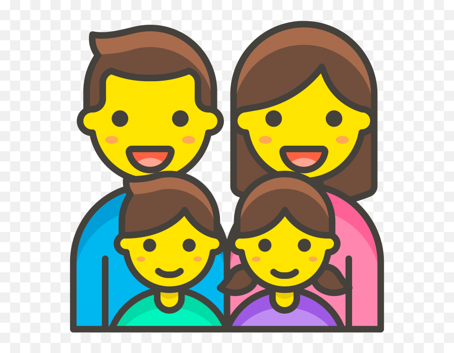 Family Man Woman Girl Boy Emoji - Emoji Familia Png,Woman Dancing Emoji