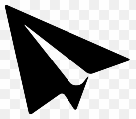 Paper Plane Png - Paper Plane Black Png Emoji,Plane And Paper Emoji