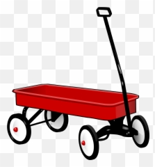 Wagon - Red Clipart Emoji