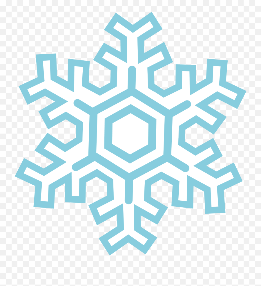 Download Snow Flakes Png - Snowflake Clipart Png Emoji,Snowflake Emoji