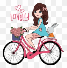 Cycling Clipart Lady Cycling Cycling Emoji,Biking Emoji