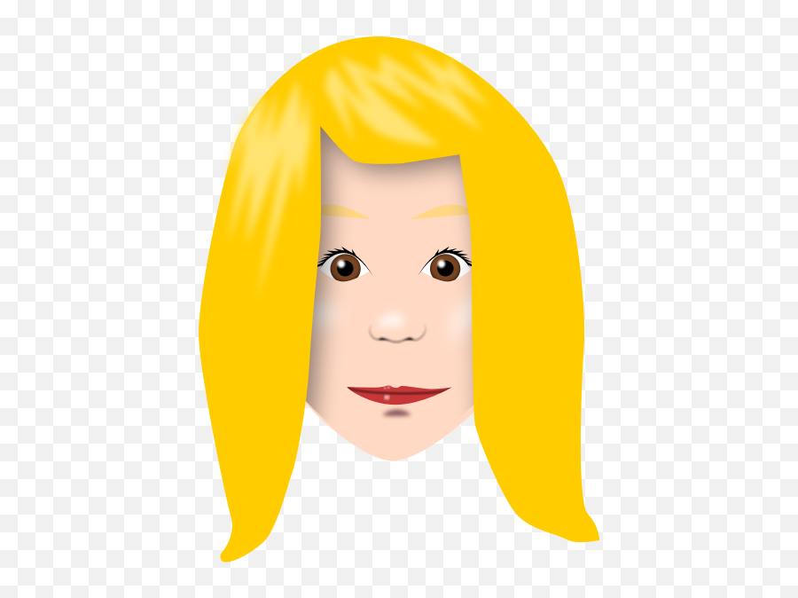 Suzie - Blonde Hair And Brown Eyes Clipart Emoji,Eye Roll Emoticon