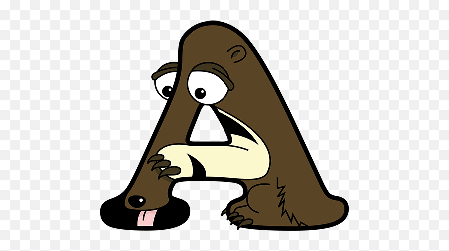 Alphabetimals Stickers - Alphabetimals Anteater Emoji,Sea Lion Emoji
