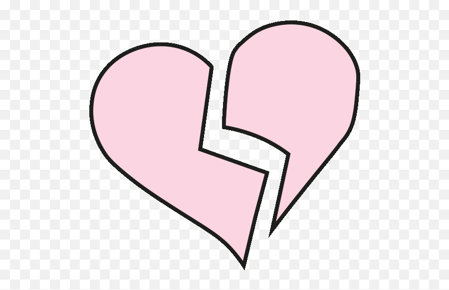 Pink Clipart Broken Heart Pink Broken - Clip Art Emoji,Broken Foot Emoji
