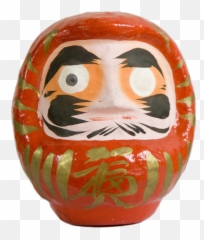 Transparent Background - Daruma Doll Emoji