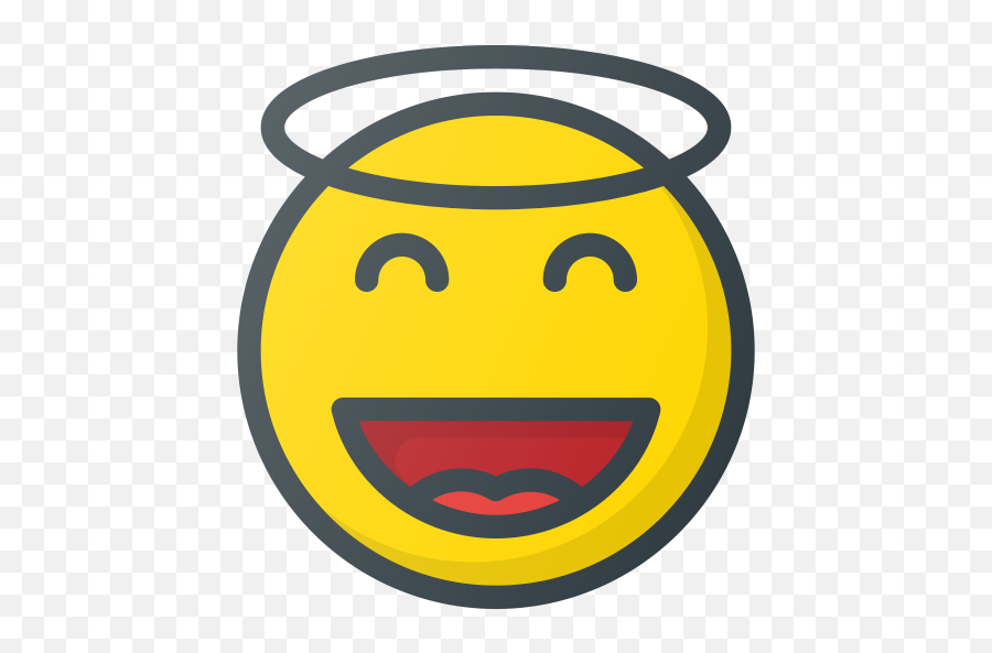Angel Emoji Emote Emoticon - Smiley,Icons Emoticons