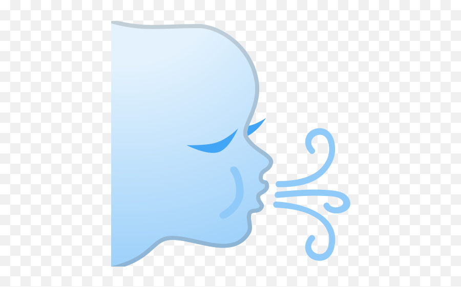 Wind Face Emoji - Emoji Soplando,Windy Emoji