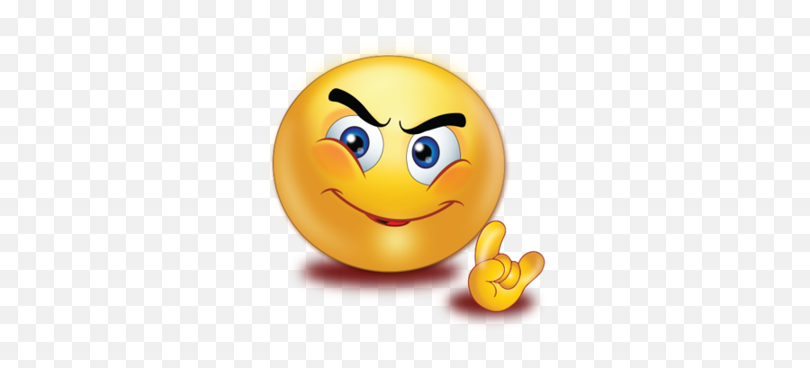 Evil Smile Hand Emoji - Smiley,Evil Smile Emoji