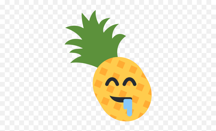 Transparent Pineapple Clipart Png Emoji,Drooling Emoji