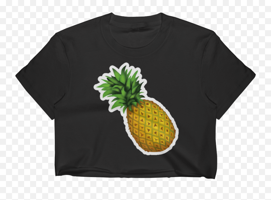 Download Emoji Crop Top T Shirt - Pineapple Crop Top Png,Pineapple Emoji