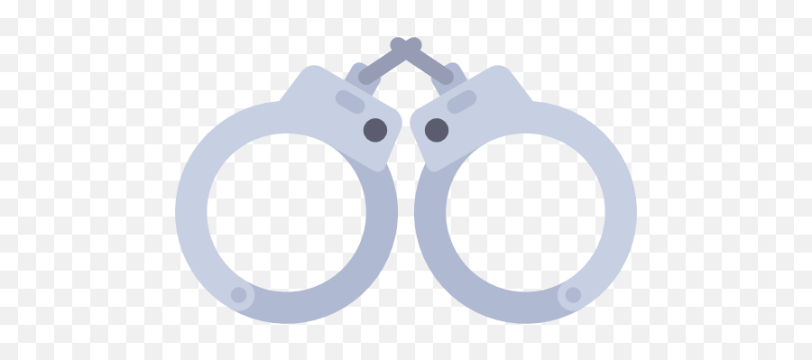 Security Handcuffs Arrest Prision - Desenho Algema Azul Png Emoji,Handcuff Emoji